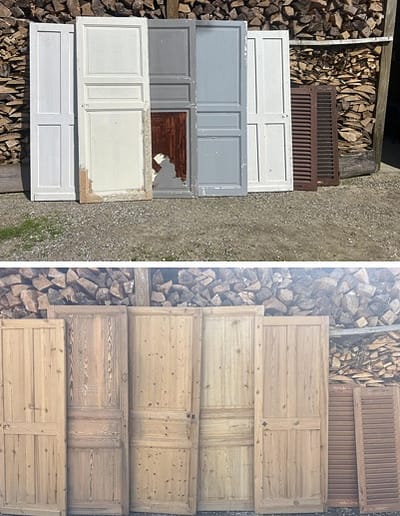 décapage portes et volets